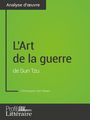 cover image of L'Art de la guerre de Sun Tzu (Analyse approfondie)